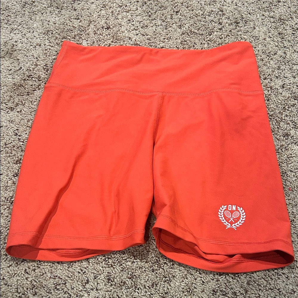Old Navy Women's Bright Red Athletic Shorts